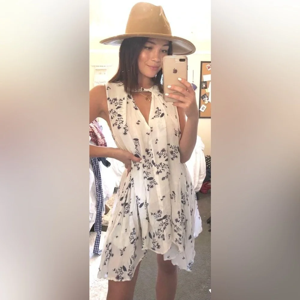 Free people floral sundress.